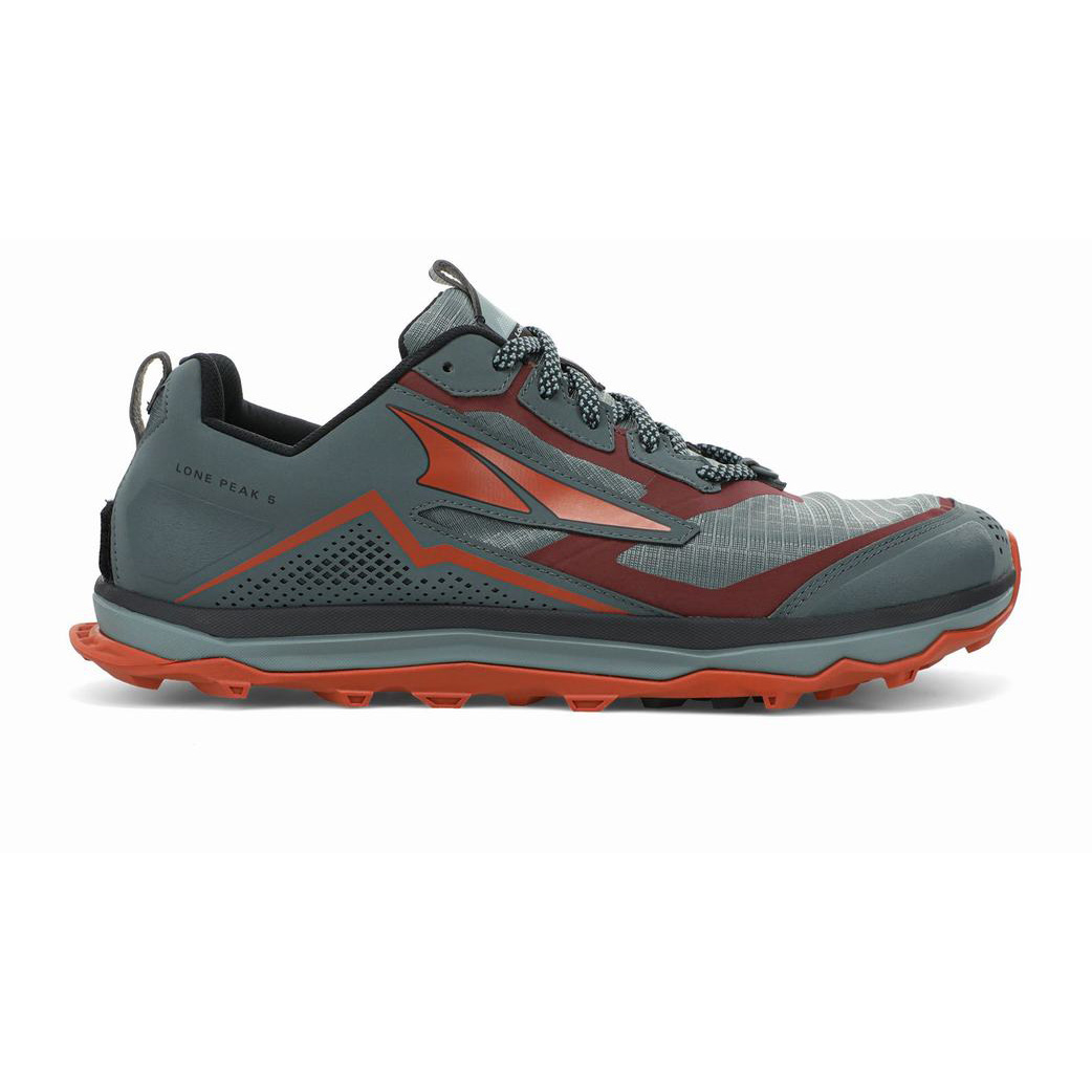 Altra Trailrunning Schuhe Herren - Lone Peak 5 - Grau/Orange 164JBCVIM